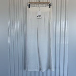 NWT Zara White Trousers